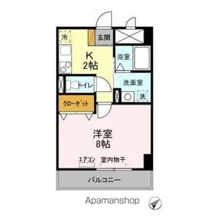 アルバ南柏【5階】の間取り