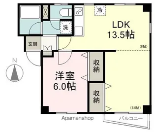 マンションらいらっく【2階】の間取り
