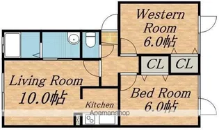 エナージ山鼻【3階】の間取り