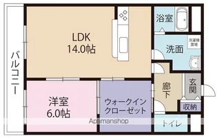 平安マンション【2階】の間取り