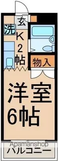 ハイランド田村【1階】の間取り