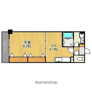 ブライトリー和白【4階】の間取り