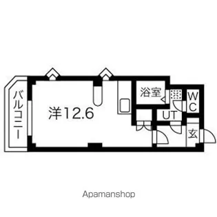 メゾンドエルミタージュ円山【2階】の間取り