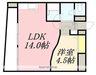 ロマネ元町【202号室】の間取り
