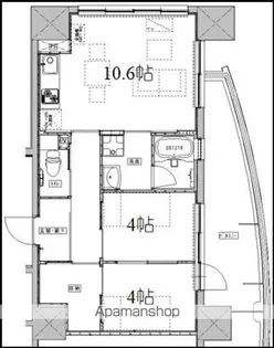 PAL CITY COURT【805号室】の間取り