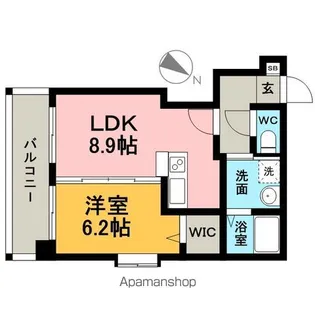 グランシャリオ【7階】の間取り