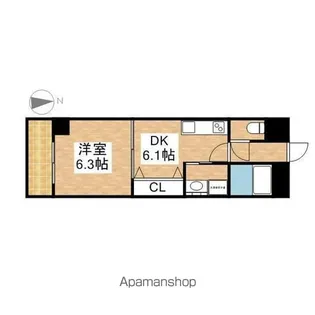 MーSTAGE AOI【8階】の間取り
