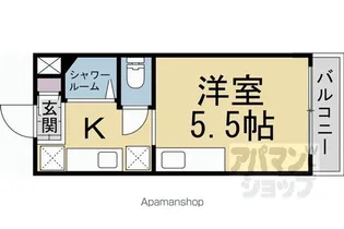 フローレンス伏見【3階】の間取り