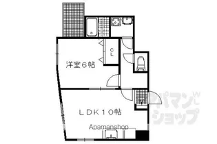 CASA MIA【201号室】の間取り