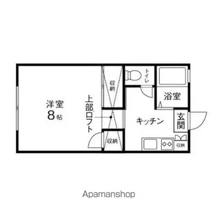 リッチ永和台【102号室】の間取り