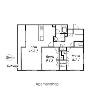 ニューム【2階】の間取り