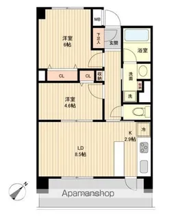 グラディート町田【14階】の間取り