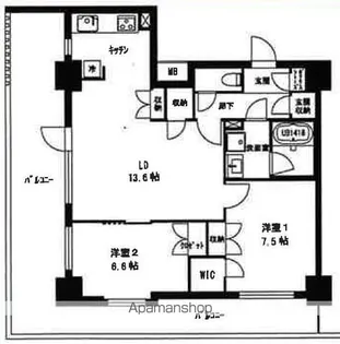 EPAC SPORTS RESIDENCE【1階】の間取り