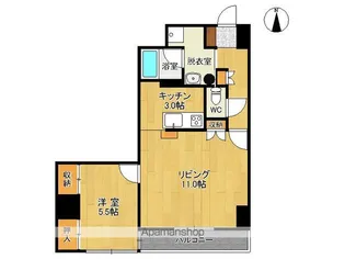 CENTER CITY⑤【3階】の間取り