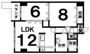 EXCEL(エクセル)【405号室】の間取り