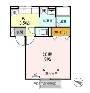 モア・紫竹【2階】の間取り