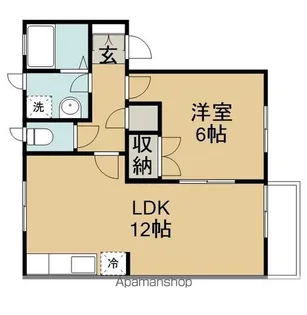 サンライズ【1階】の間取り