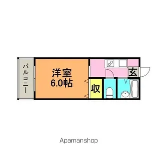 サンガーデン井上【1階】の間取り