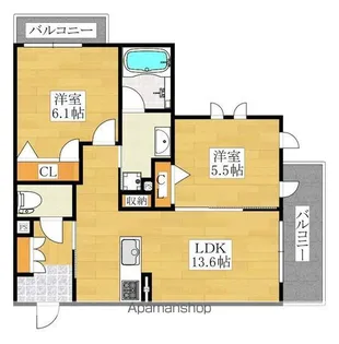 シャーメゾンフィグ【1階】の間取り