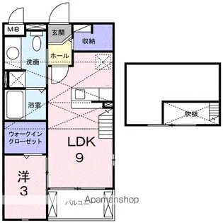 メロウ ハウスC【2階】の間取り
