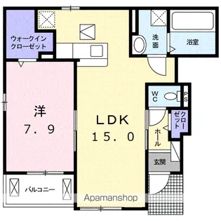 ネオ・ブリーズ【1階】の間取り