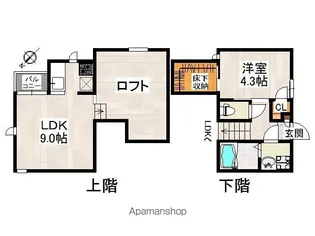 CB南柏フロスト【201号室号室】の間取り