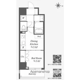 ALPHA PRIME東陽町【8階】の間取り