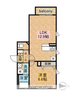 アルク【101号室】の間取り