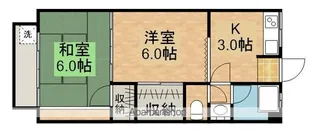 伊地知ハイツ【2階】の間取り