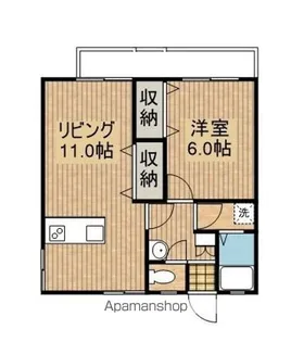 ヴェレッザ一ノ宮【1階】の間取り