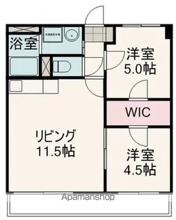 パシフィック葵【2階】の間取り