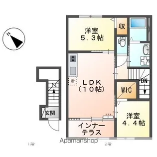 アートブランチ【2階】の間取り