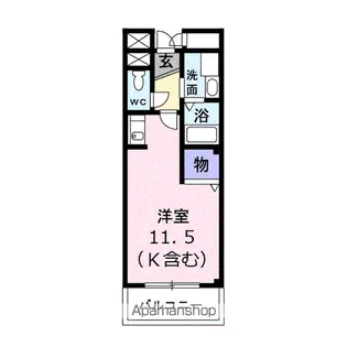 コートレジデンス【1階】の間取り