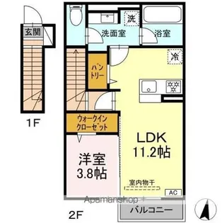 ベルファイン【2階】の間取り