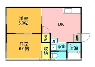 コーポ山田 A【102号室】の間取り