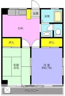 メゾン武蔵野【4階】の間取り