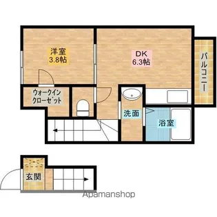 アンフィニ【2階】の間取り
