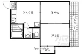 メゾン四の宮【402号室】の間取り