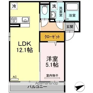 リンゴの家【3階】の間取り