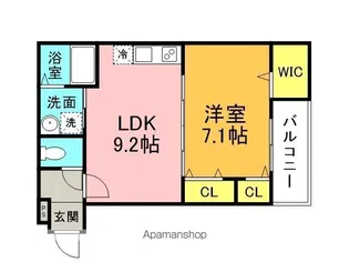 フジパレス羽倉崎駅前【3階】の間取り