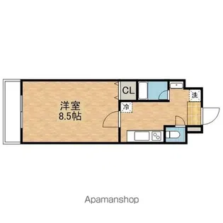 ボヌールⅠ【203号室】の間取り
