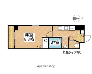 愛知県名古屋市東区東片端町【マンション】の間取り