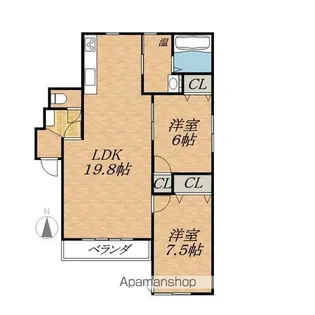 ウエスト蔵【3階】の間取り