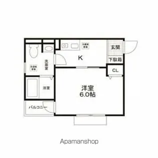 パルトネール豪徳寺A棟【3階】の間取り