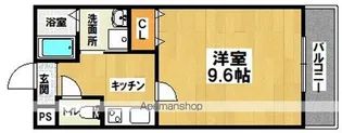 サン フィオーレ長尾Ⅰ番館【303号室】の間取り