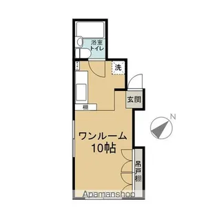 メゾンフォート【D-2号室】の間取り