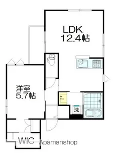 サンパレス阿佐谷【202号室】の間取り