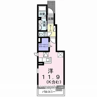 ミルト住吉Ⅰ【1階】の間取り
