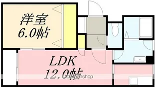 カスティーユ美原(CASTILLE MIHARA)【2階】の間取り