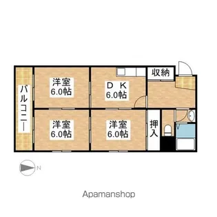メゾン井川【2階】の間取り